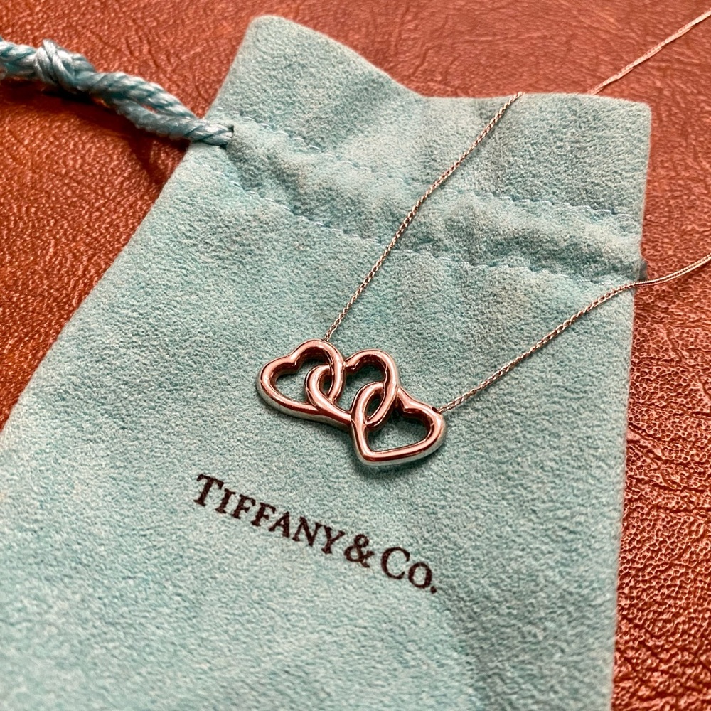 Tiffany & Co. Triple Heart Pendant Necklace
